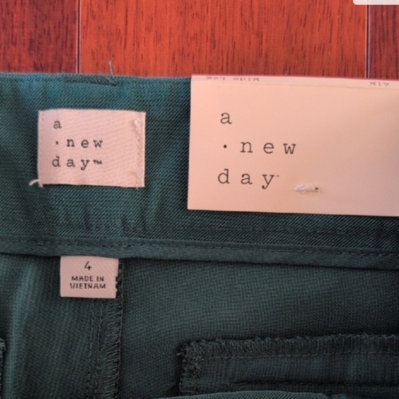 A New Day Deep Green Trousers - Picture 2 of 5